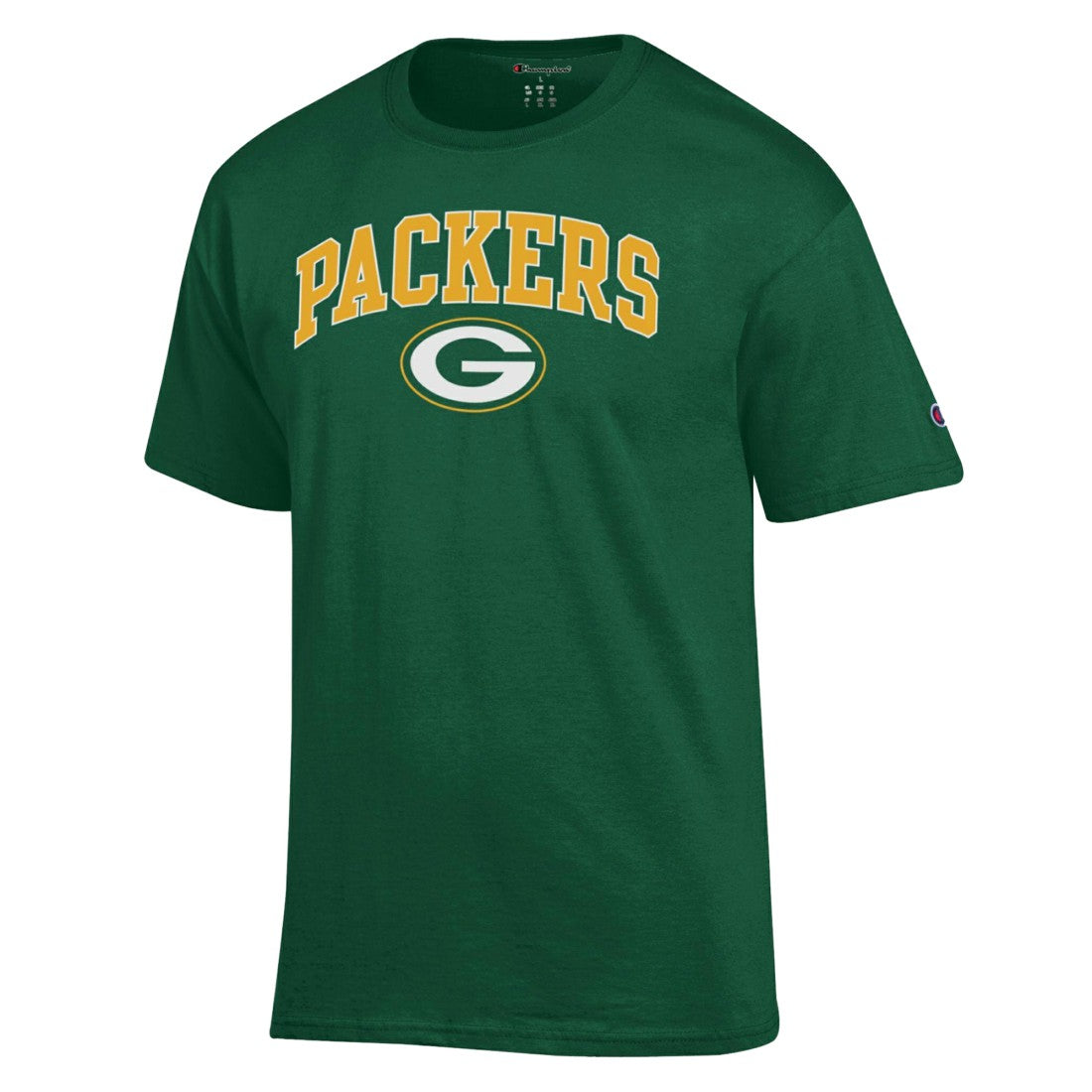 Green Bay Packers Champion Arch Over Logo T-Shirt Green