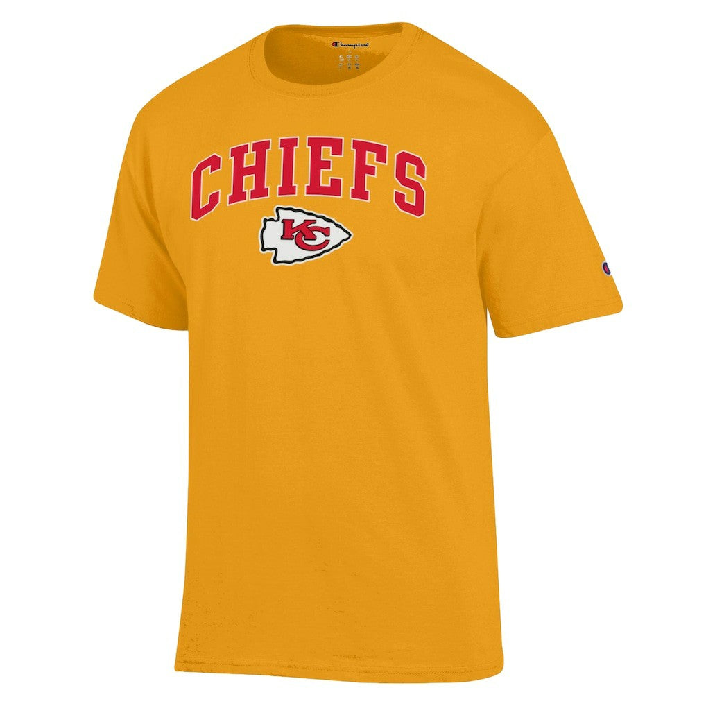 Kansas City Chiefs Champion Arch Over Logo T-Shirt Gold