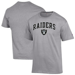Las Vegas Raiders Champion Arch Over Logo T-Shirt Gray
