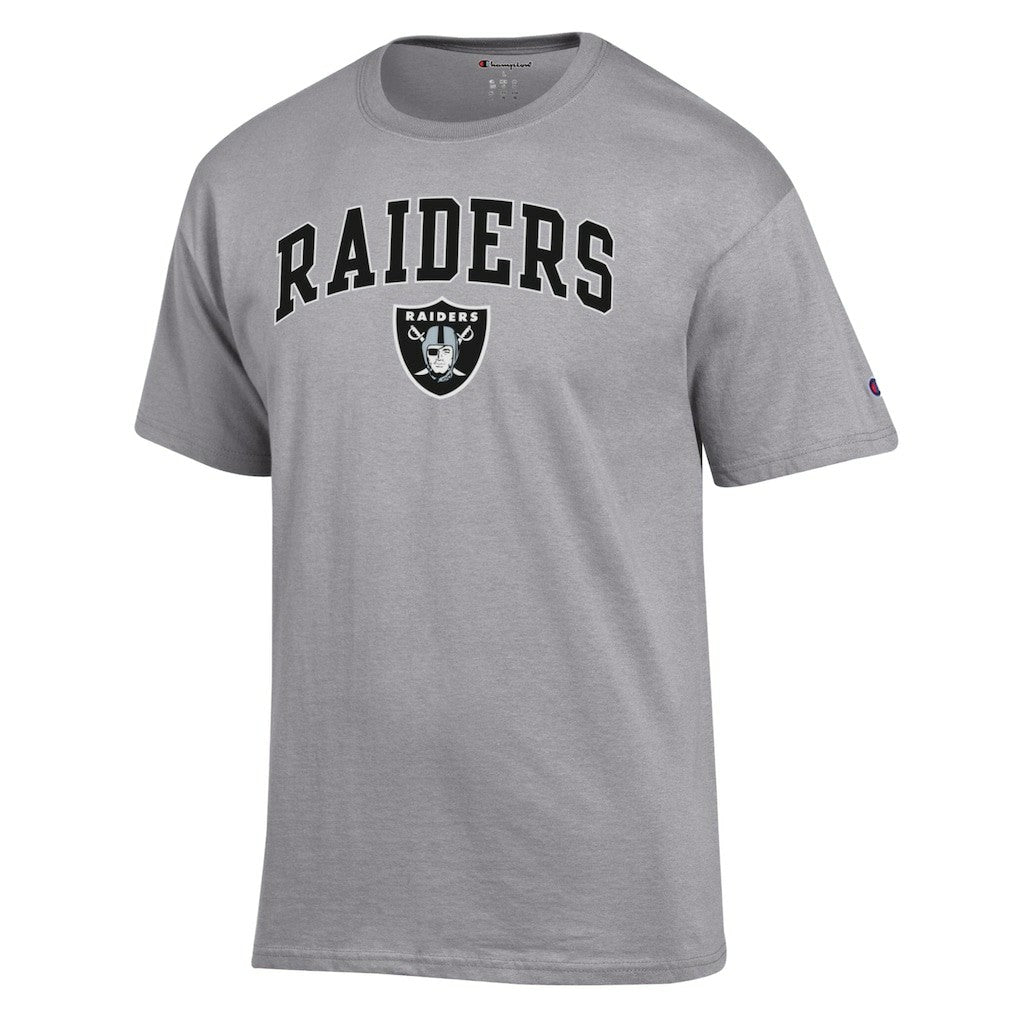 Las Vegas Raiders Champion Arch Over Logo T-Shirt Gray