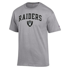 Las Vegas Raiders Champion Arch Over Logo T-Shirt Gray