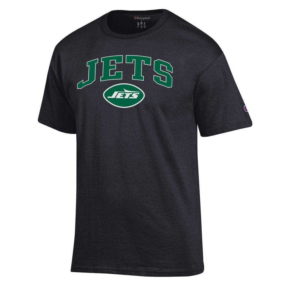 New York Jets Champion Arch Over Logo T-Shirt Black