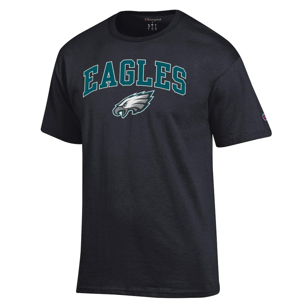 Philadelphia Eagles Champion Arch Over Logo T-Shirt Black