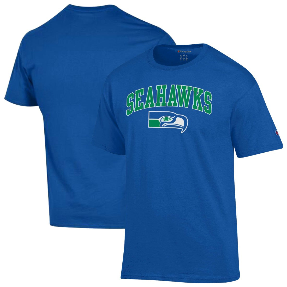Seattle Seahawks Champion Arch Over Logo T-Shirt Royal