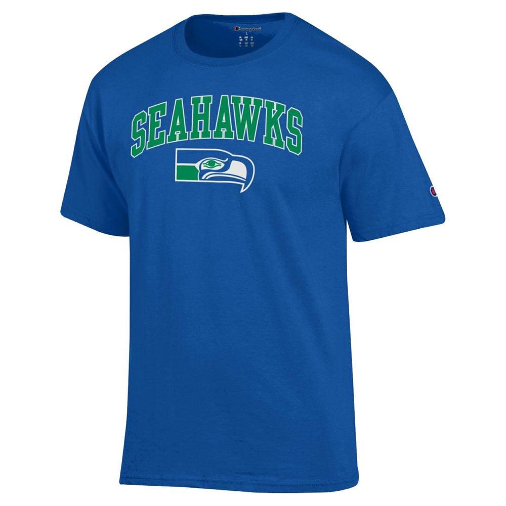Seattle Seahawks Champion Arch Over Logo T-Shirt Royal