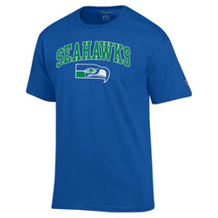 Seattle Seahawks Champion Arch Over Logo T-Shirt Royal