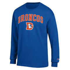 Denver Broncos Champion Arch Over Logo Long Sleeve T-Shirt Royal