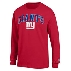 New York Giants Champion Arch Over Logo Long Sleeve T-Shirt Red