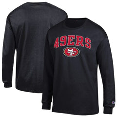 San Francisco 49ers Champion Arch Over Logo Long Sleeve T-Shirt Black
