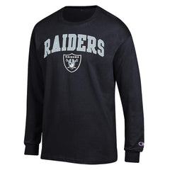 Las Vegas Raiders Champion Arch Over Logo Long Sleeve T-Shirt Black