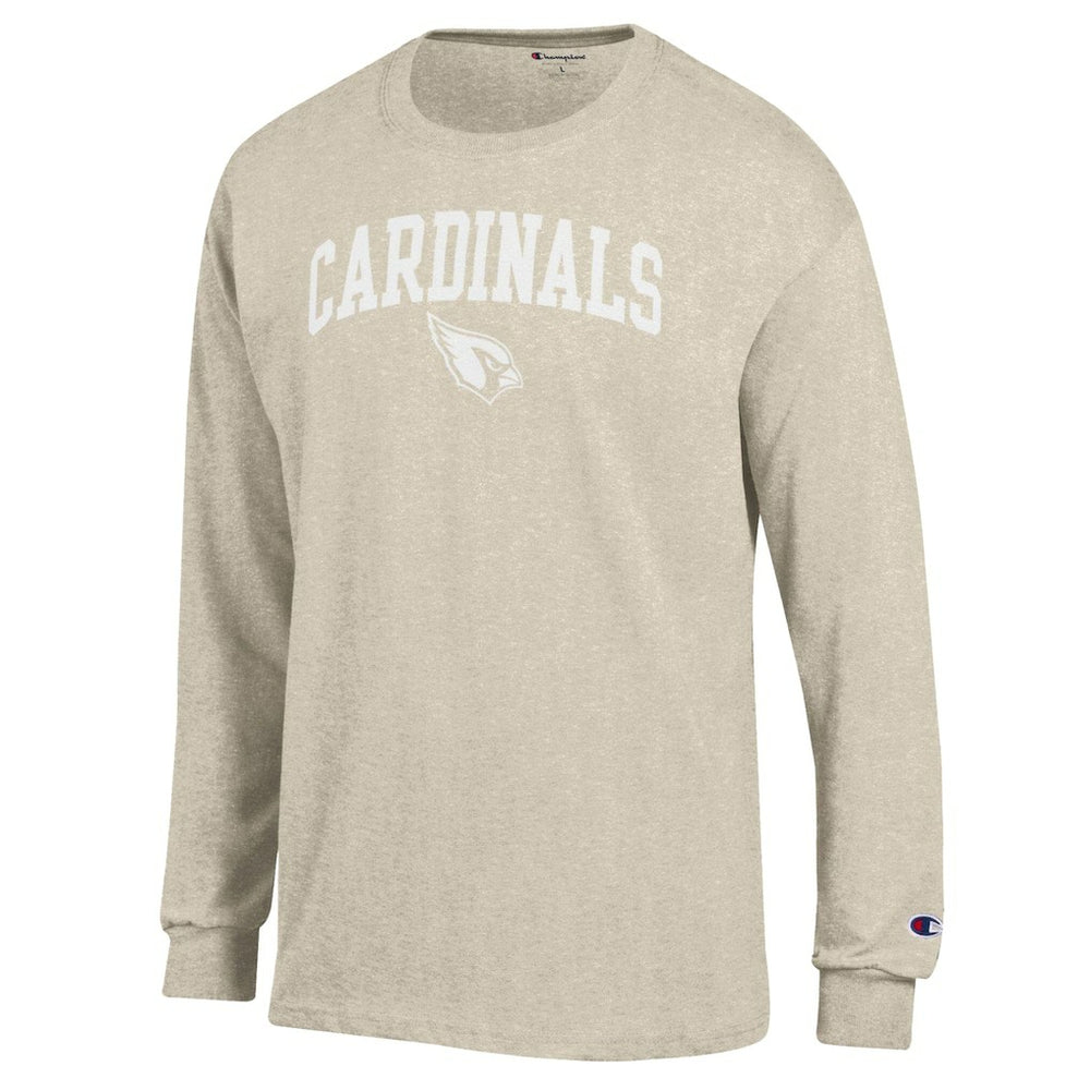Arizona Cardinals Champion White Ink Jersey Long Sleeve T-Shirt Oatmeal
