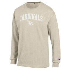 Arizona Cardinals Champion White Ink Jersey Long Sleeve T-Shirt Oatmeal