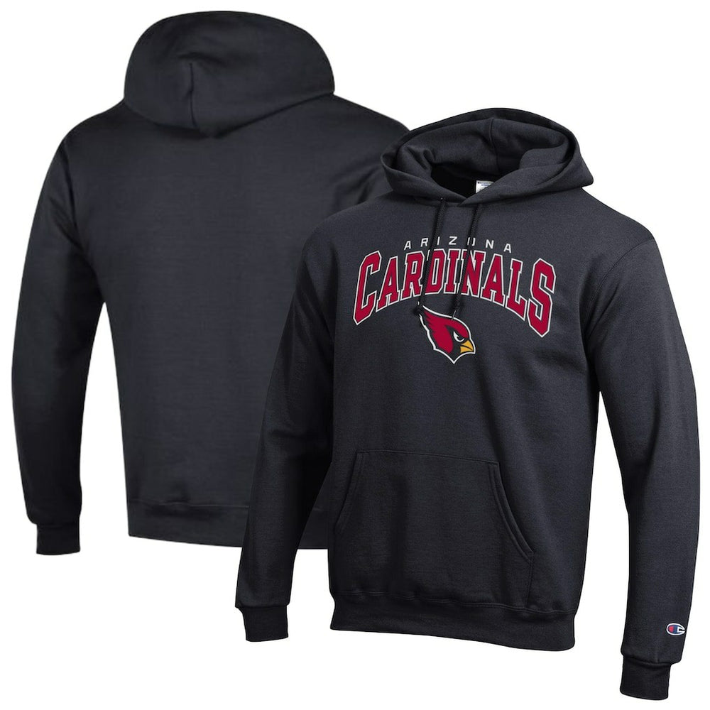 Arizona Cardinals Champion Powerblend Arch over Logo Hoodie Black