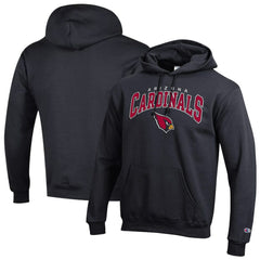 Arizona Cardinals Champion Powerblend Arch over Logo Hoodie Black