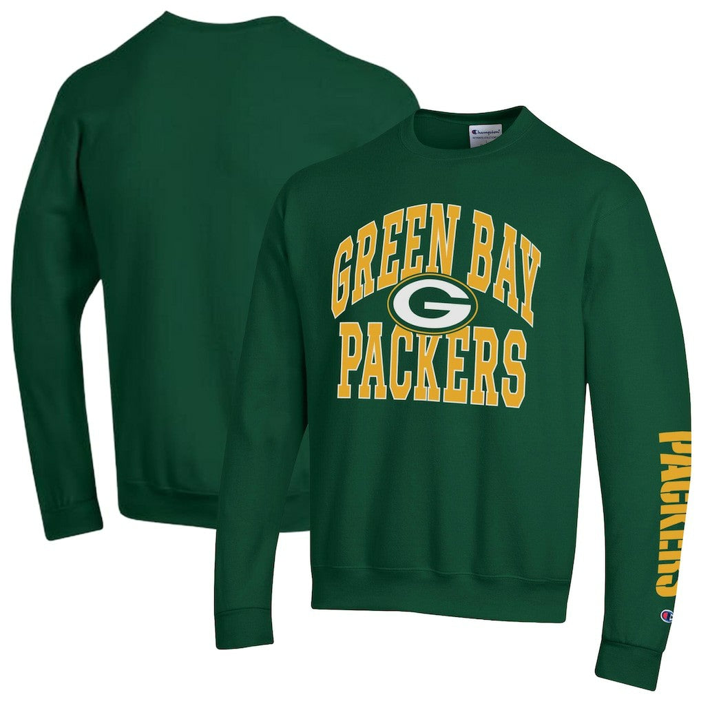 Green Bay Packers Champion Powerblend Fleece Sweatshirt Green