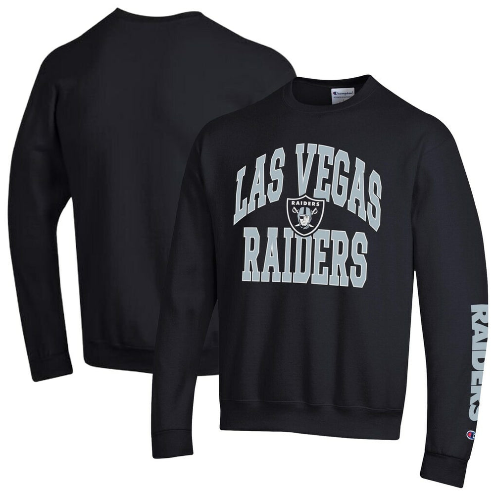 Las Vegas Raiders Champion Powerblend Fleece Sweatshirt Black