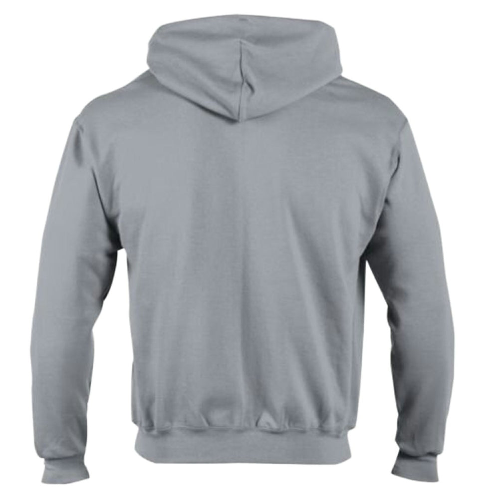 Denver Broncos Champion Powerblend Fleece Full-Zip Hoodie Heather Gray