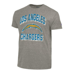 Los Angeles Chargers Champion Ultimate Tri-Blend T-Shirt Heather Charcoal