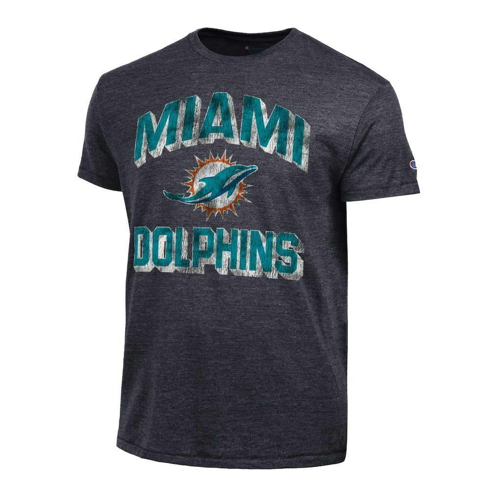 Miami Dolphins Champion Ultimate Tri-Blend T-Shirt Black