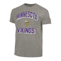 Minnesota Vikings Champion Ultimate Tri-Blend T-Shirt Heather Charcoal