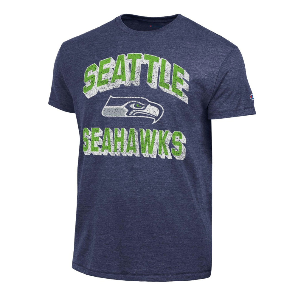 Seattle Seahawks Champion Ultimate Tri-Blend T-Shirt College Navy