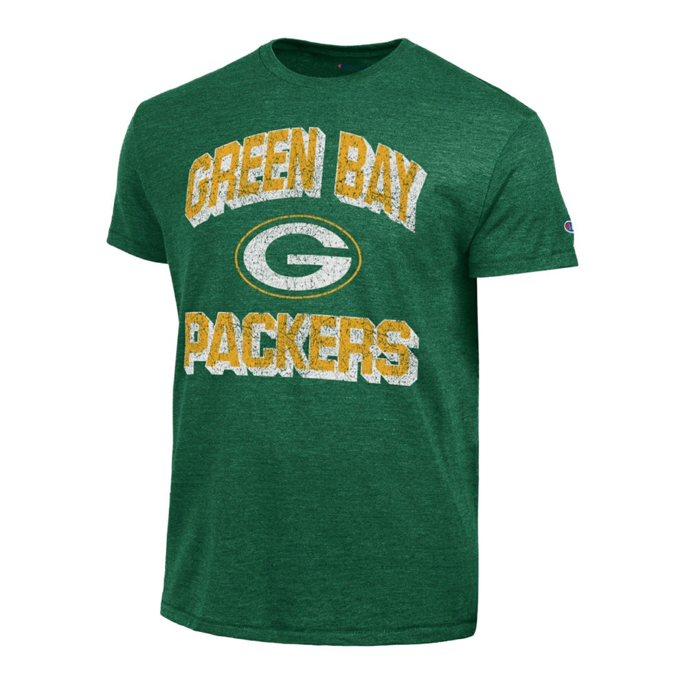 Green Bay Packers Champion Ultimate Tri-Blend T-Shirt Heather Green