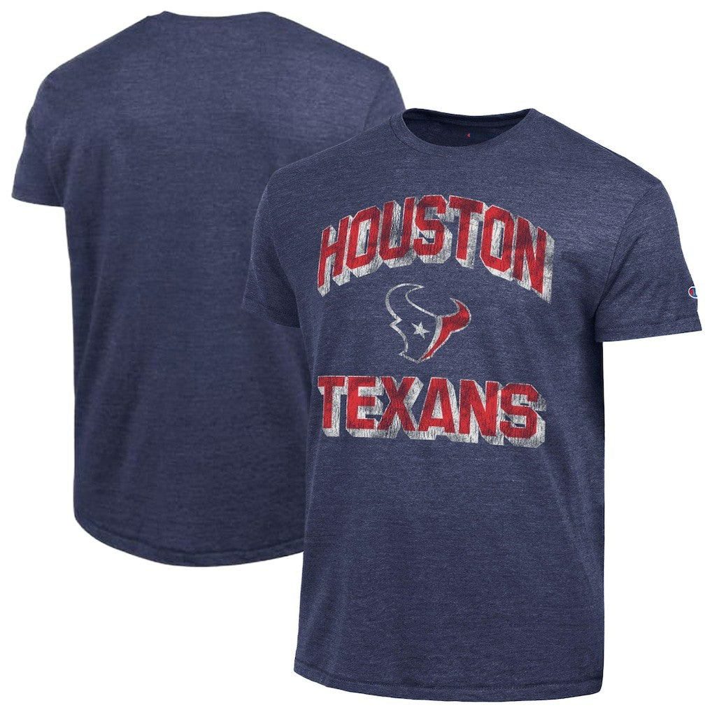 Houston Texans Champion Ultimate Tri-Blend T-Shirt Navy