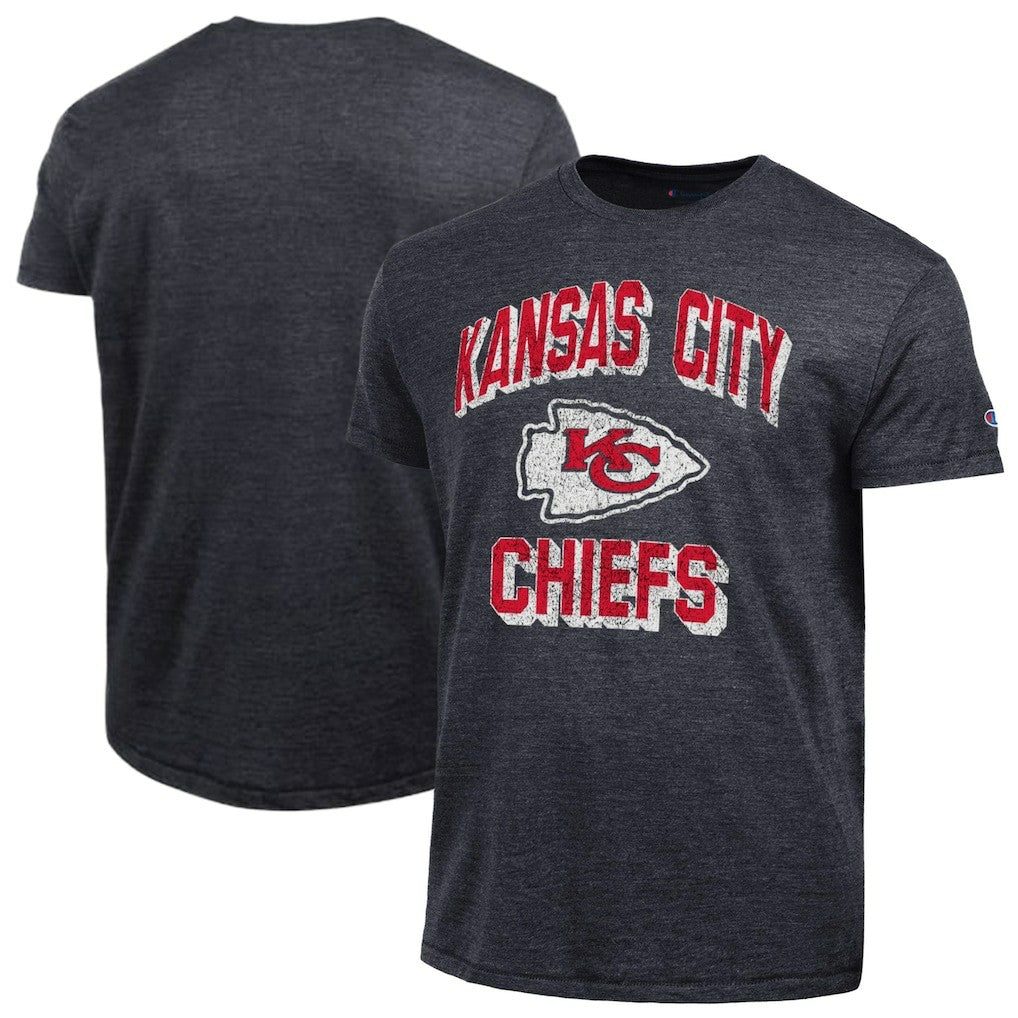 Kansas City Chiefs Champion Ultimate Tri-Blend T-Shirt Black