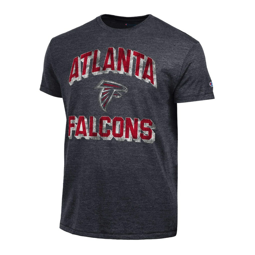 Atlanta Falcons Champion Ultimate Tri-Blend T-Shirt Heather Black