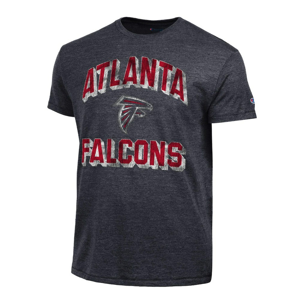 Atlanta Falcons Champion Ultimate Tri-Blend T-Shirt Heather Black
