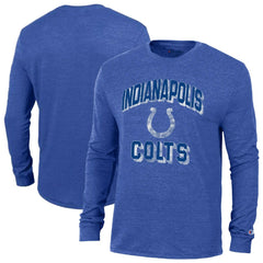 Indianapolis Colts Champion Ultimate Tri-Blend Long Sleeve T-Shirt Royal