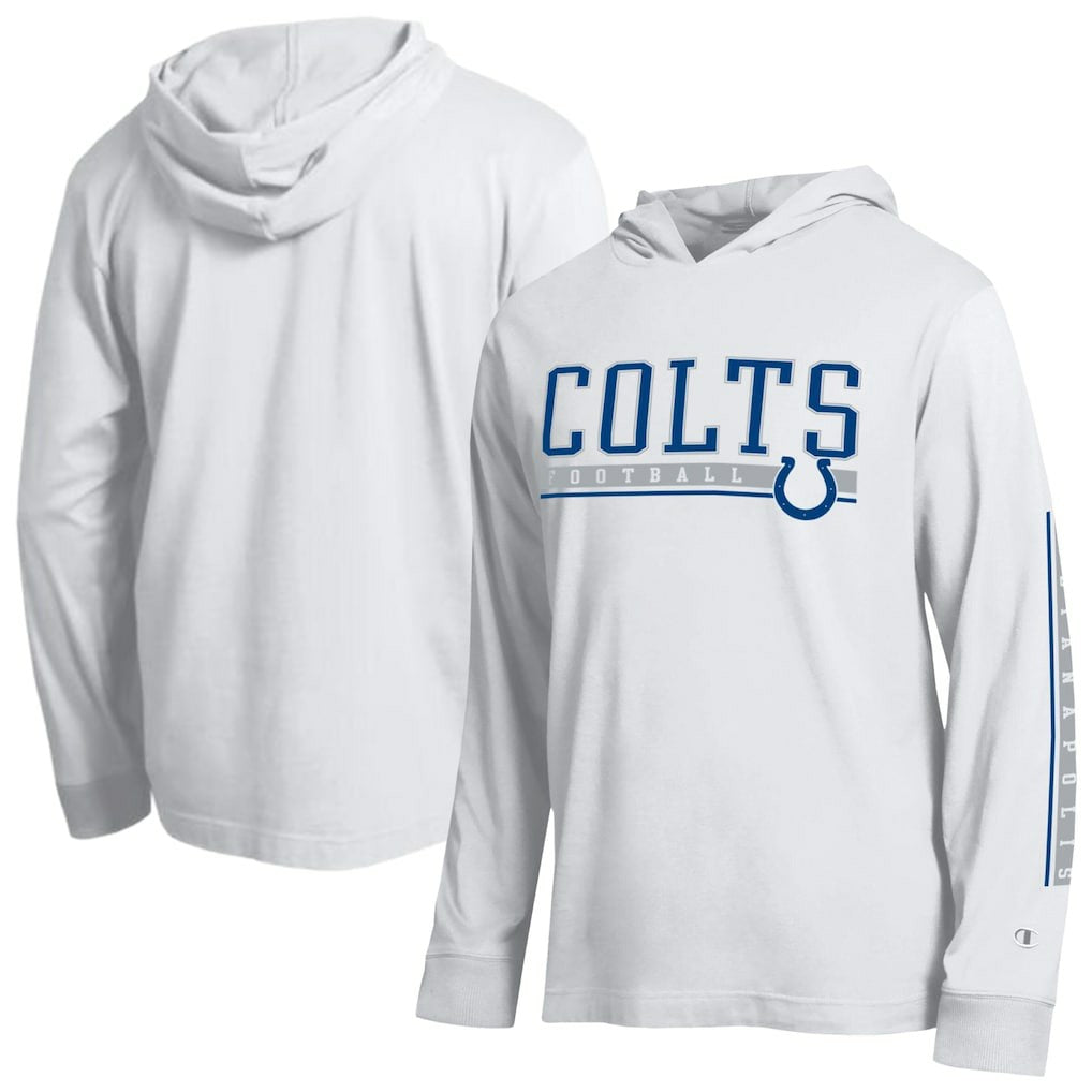 Indianapolis Colts Champion All Star Hoodie T-Shirt White