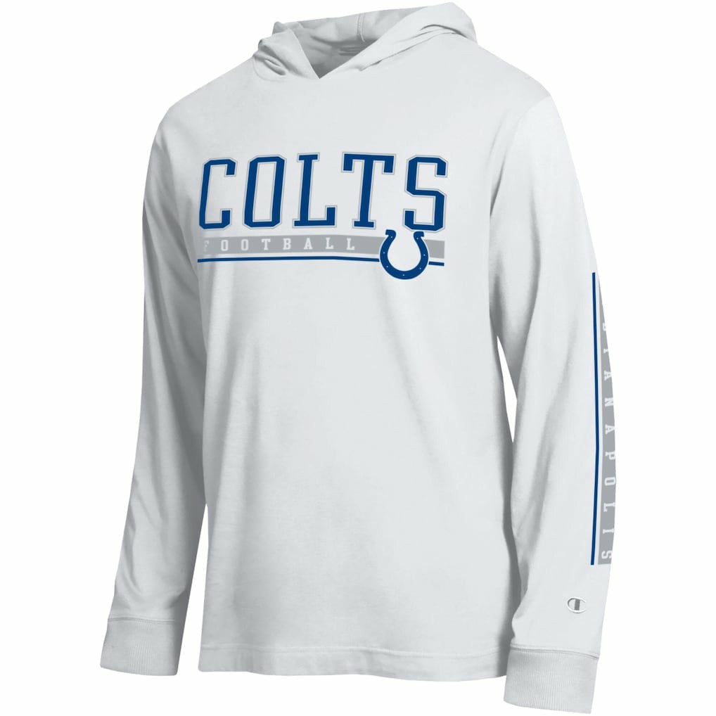 Indianapolis Colts Champion All Star Hoodie T-Shirt White