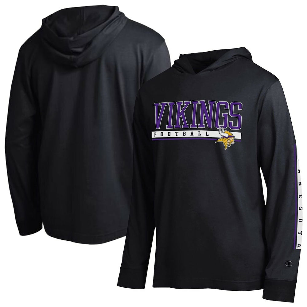 Minnesota Vikings Champion All Star Hoodie T-Shirt Black