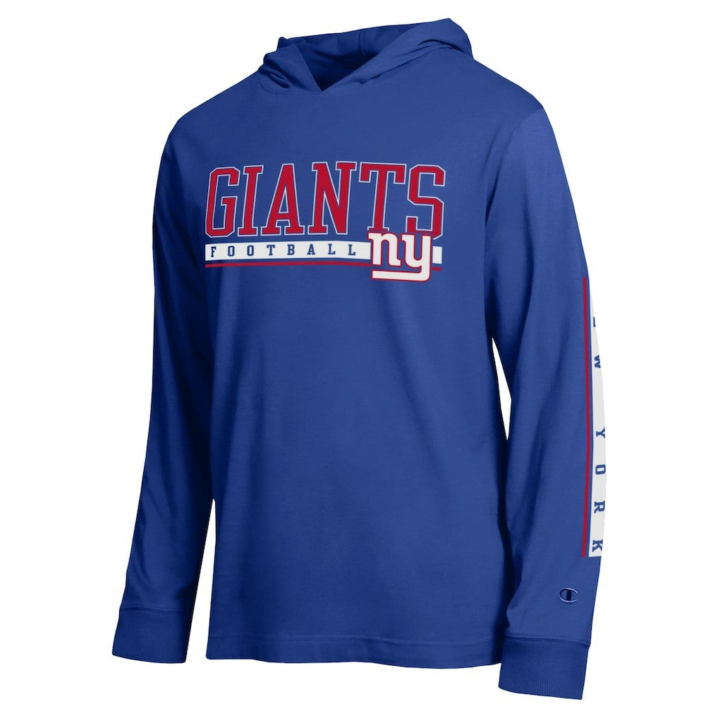 New York Giants Champion All Star Hoodie T-Shirt Royal
