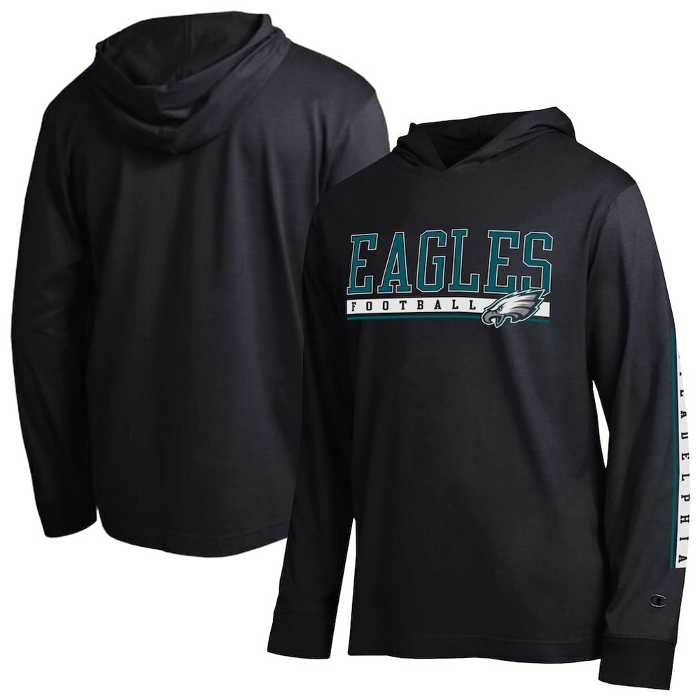 Philadelphia Eagles Champion All Star Hoodie T-Shirt Black