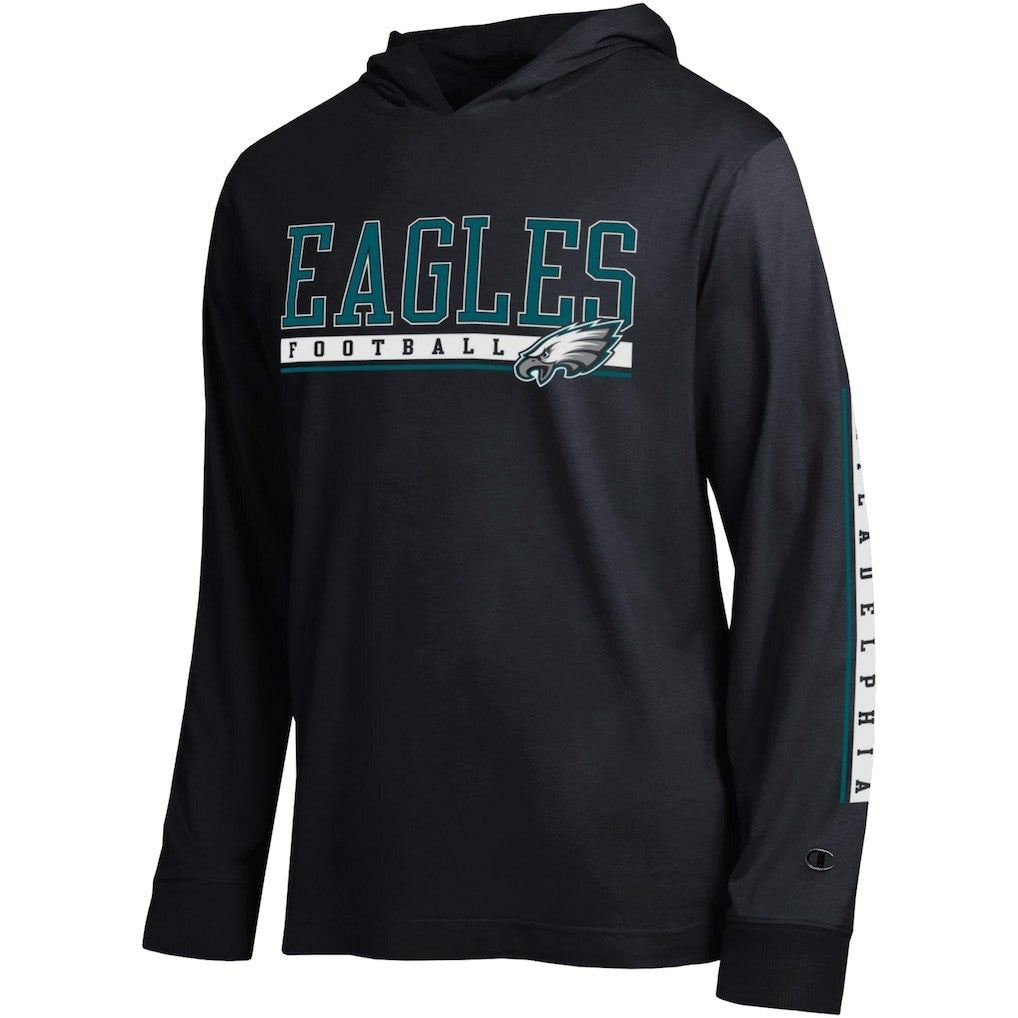 Philadelphia Eagles Champion All Star Hoodie T-Shirt Black