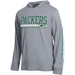 Green Bay Packers Champion All Star Hoodie T-Shirt Gray