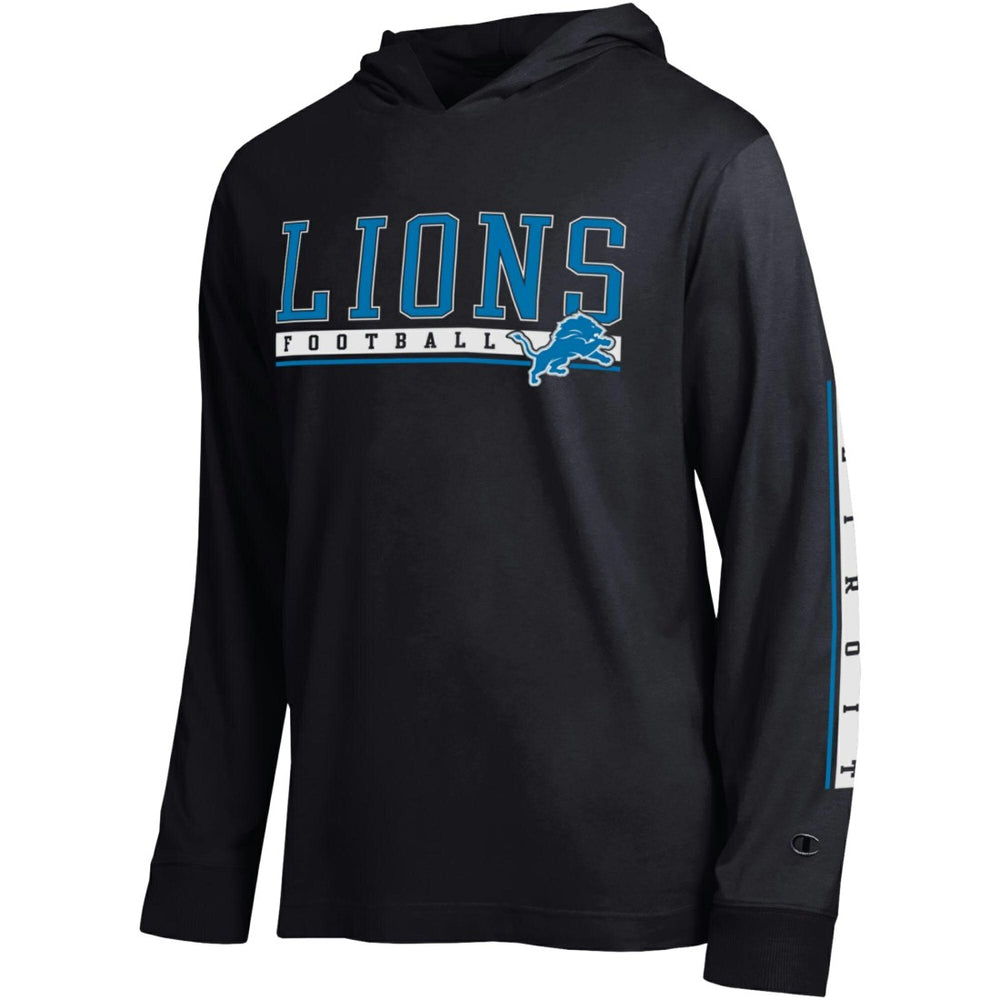 Detroit Lions Champion All Star Hoodie T-Shirt Black