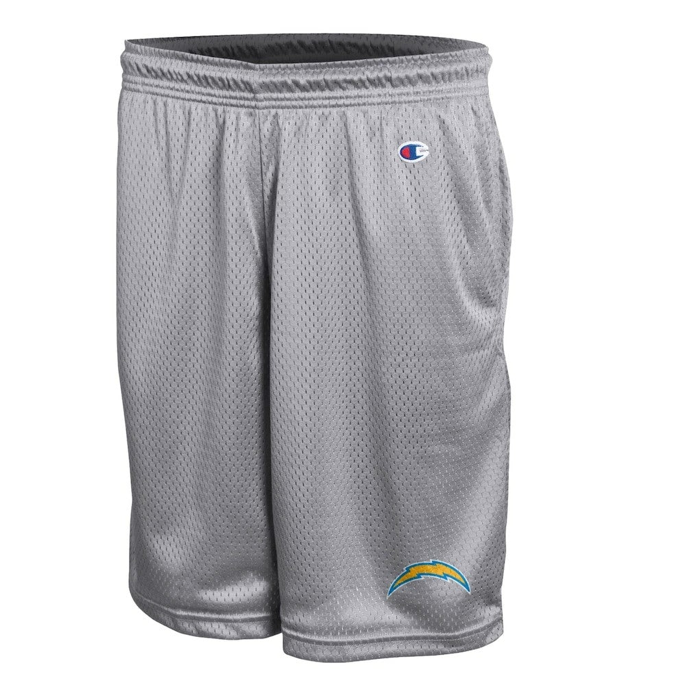 Los Angeles Chargers Champion Classic Mesh Shorts Gray