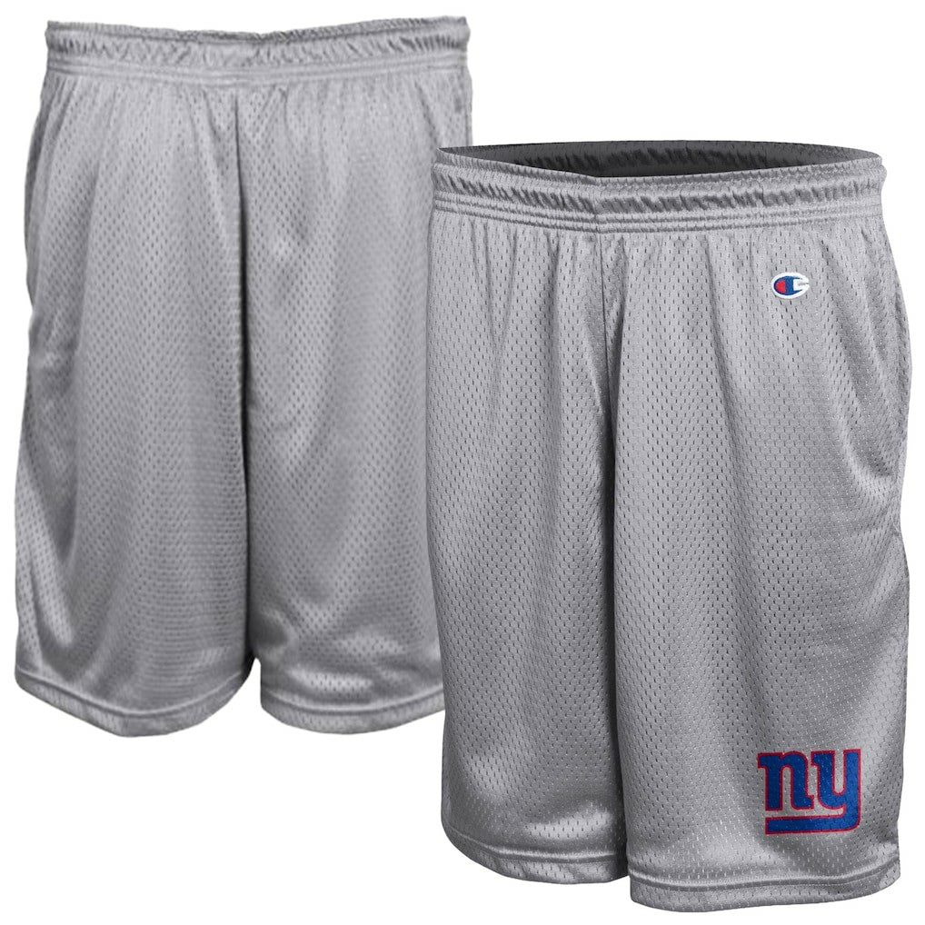 New York Giants Champion Classic Mesh Shorts Gray