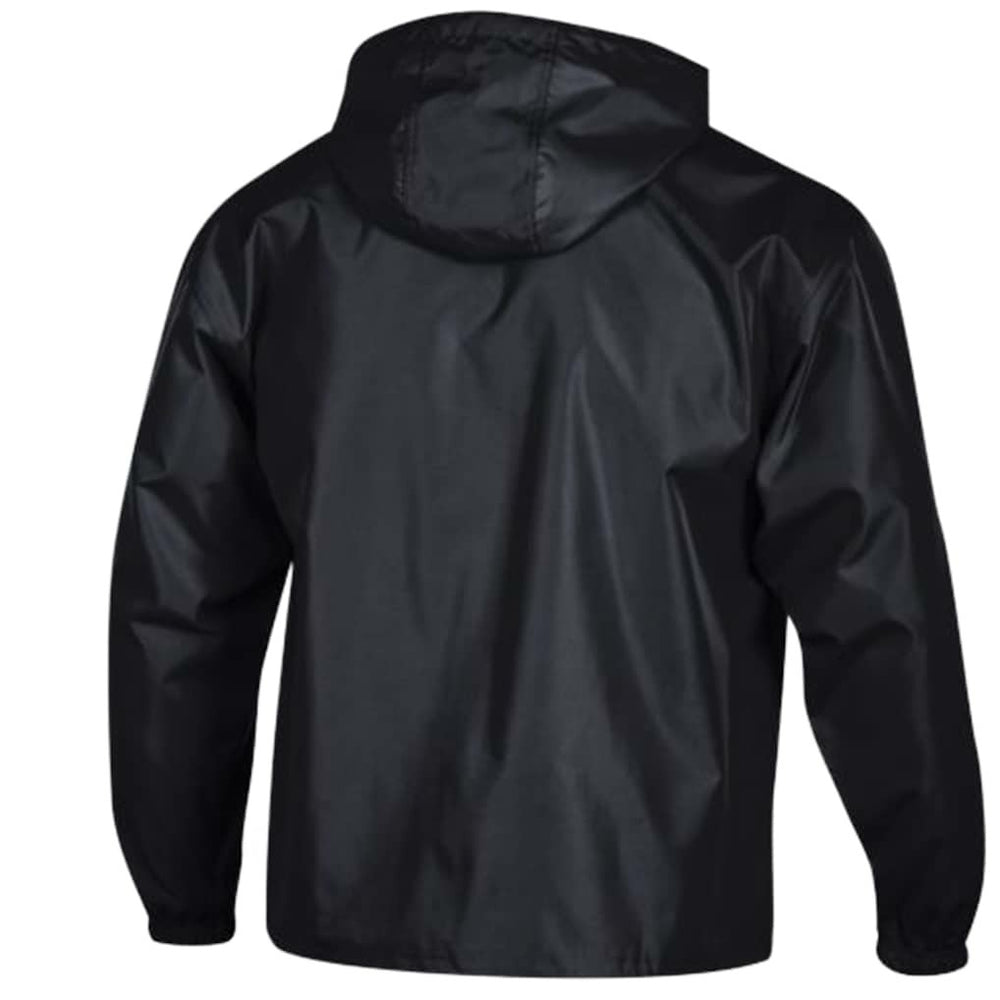 Carolina Panthers Champion Packable Windbreaker Half-Zip Jacket Black