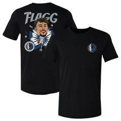 Cooper Flagg Dallas Mavericks 500 Level Caricature T-Shirt Black