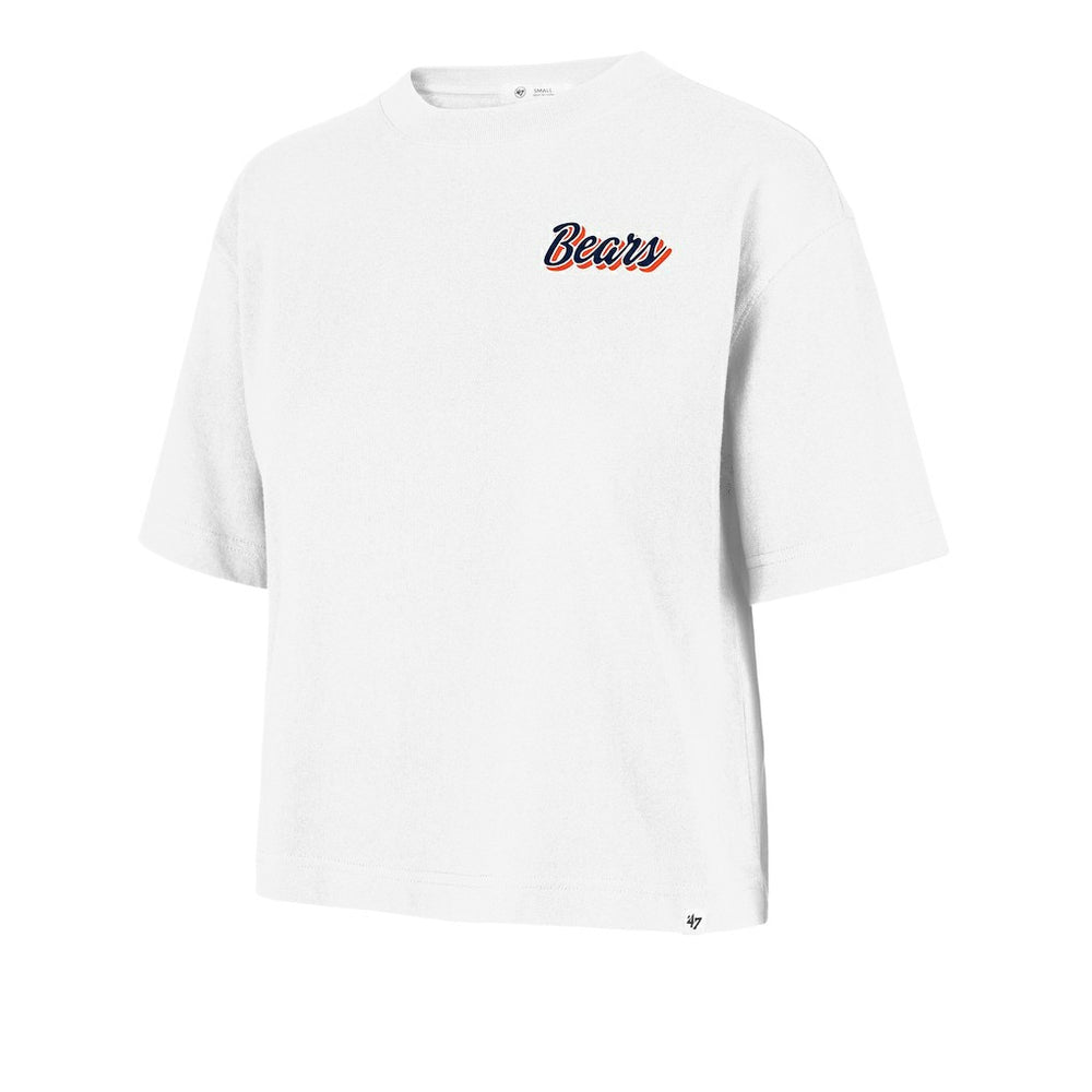 Chicago Bears '47 Women's Collage Script Reed City T-Shirt White