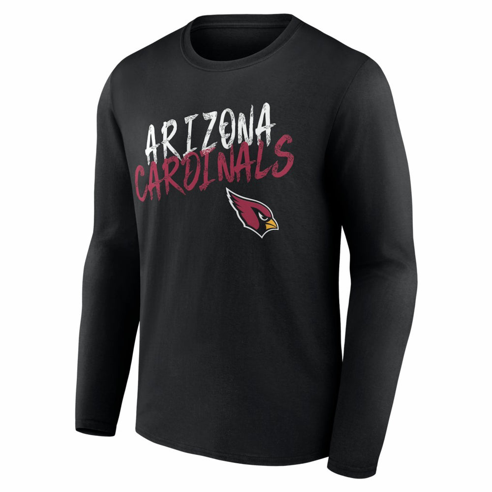 Arizona Cardinals Hustle Personalized Name & Number Long Sleeve T-Shirt Black