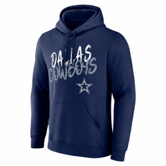 Dallas Cowboys Hustle Personalized Name & Number Hoodie Navy