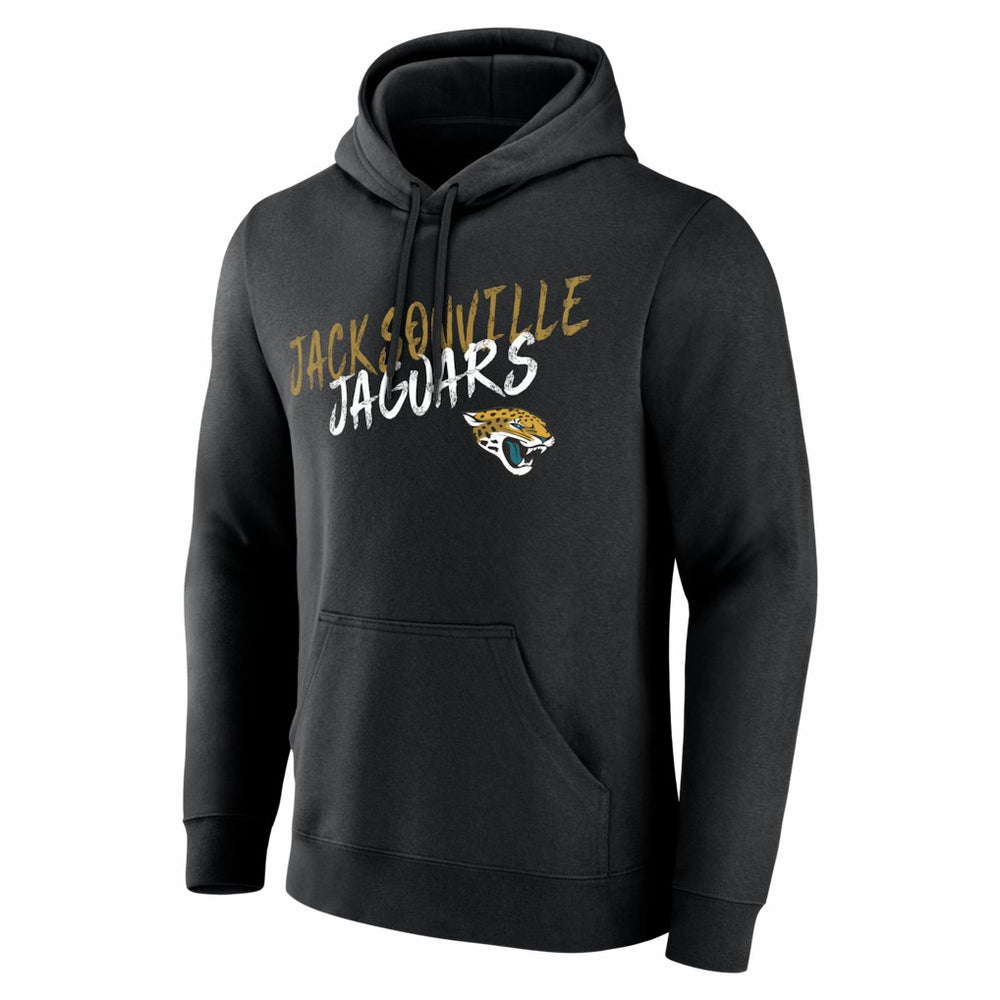 Jacksonville Jaguars Hustle Personalized Name & Number Hoodie Black
