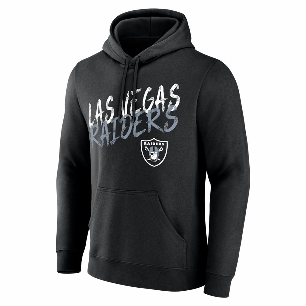 Las Vegas Raiders Hustle Personalized Name & Number Hoodie Black