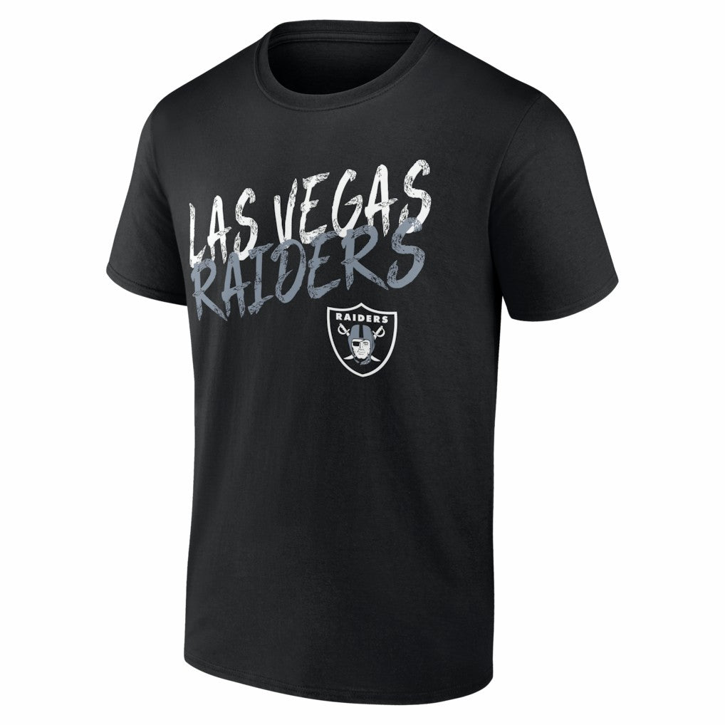 Las Vegas Raiders Hustle Personalized Name & Number T-Shirt Black