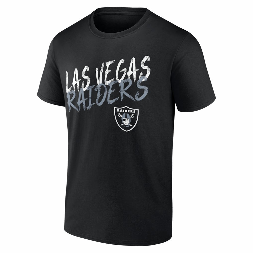 Las Vegas Raiders Hustle Personalized Name & Number T-Shirt Black